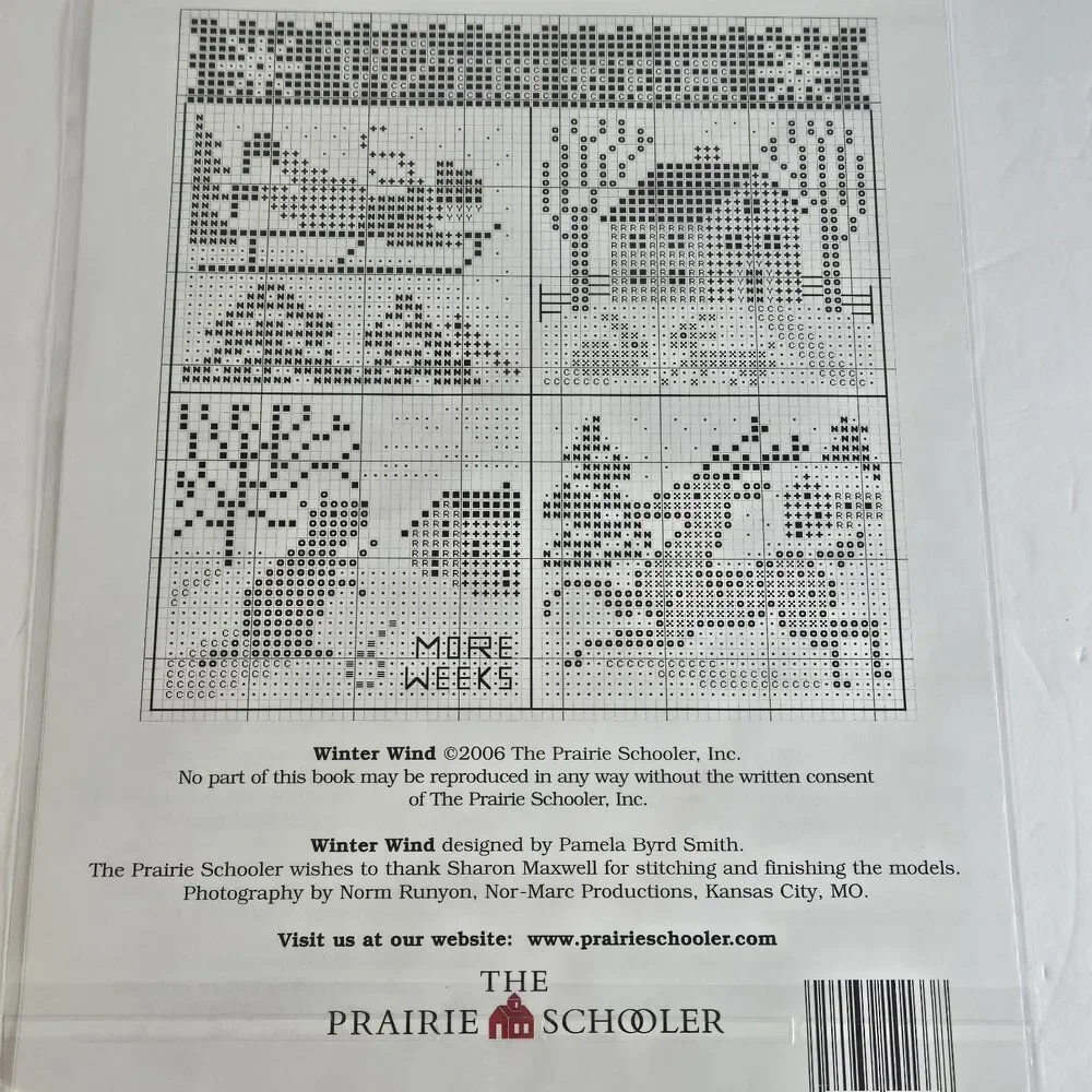 Prairie Schooler Cross Stitch Patterns 198 Christmas Tree Farm 133 Winter Wind